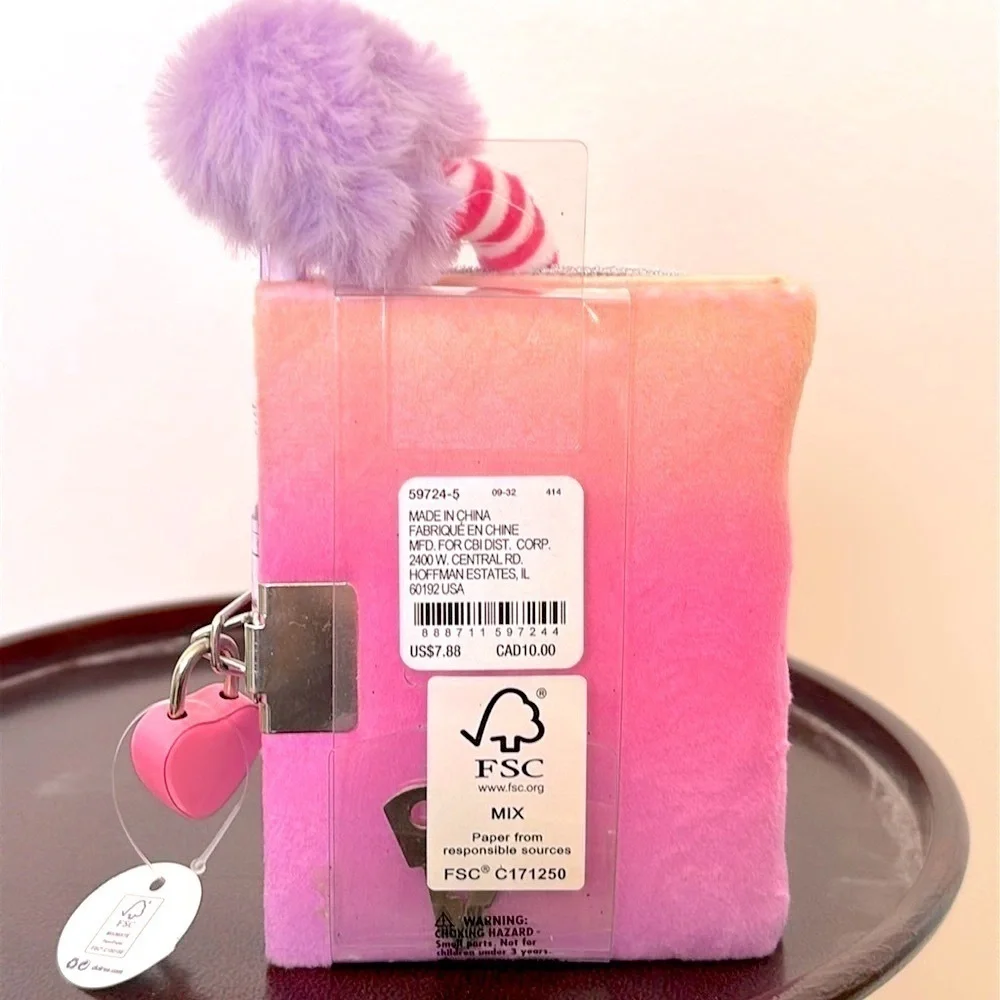 Brand New Ty FIippables Sequins Cupid the Valentine Cat Plush & Pink Boba Diary